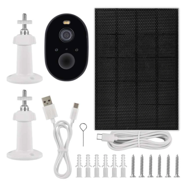 GoSmart Kamera zewnętrzna IP-1150 SNAP z WiFi, akumulatorem i panelem solarnym