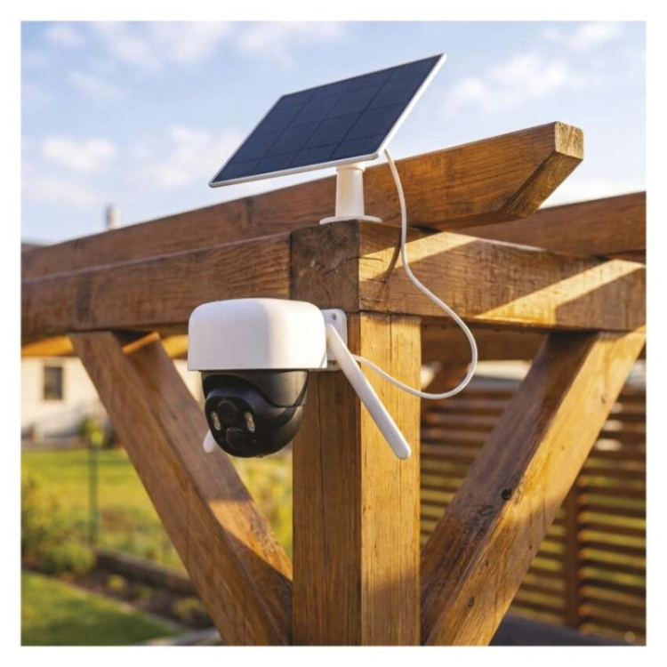 GoSmart Kamera zewnętrzna IP-1200 WASP z WiFi, akumulatorem i panelem solarnym