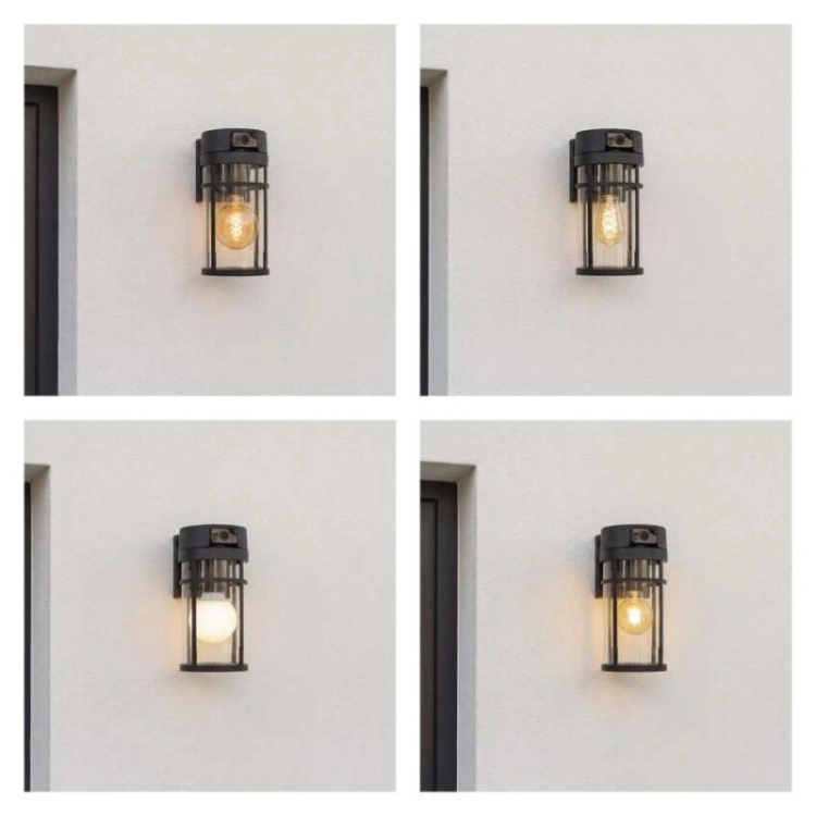 GoSmart Zewnętrzna kamera obrotowa IP-1300 LANTERN z WiFi i lampą, czarna
