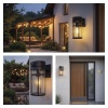 GoSmart Zewnętrzna kamera obrotowa IP-1300 LANTERN z WiFi i lampą, czarna