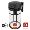GoSmart Zewnętrzna kamera obrotowa IP-1300 LANTERN z WiFi i lampą, czarna