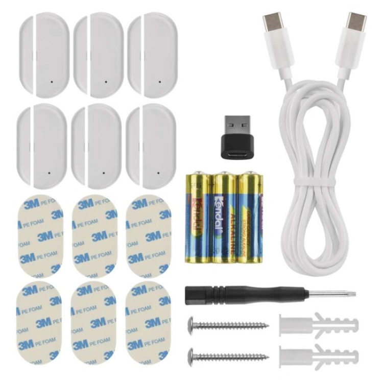 Alarm GoSmart IP‑126L GUARDIAN z czujnikiem ruchu, 6× czujników drzwi/okien, WiFi