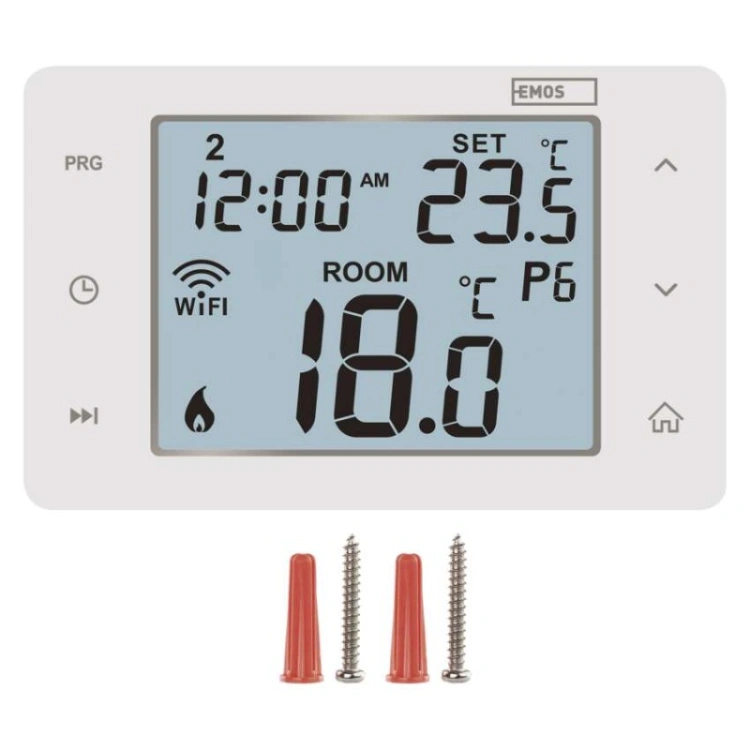 Inteligentny termostat pokojowy, przewodowy, GoSmart z WiFi, P56201
