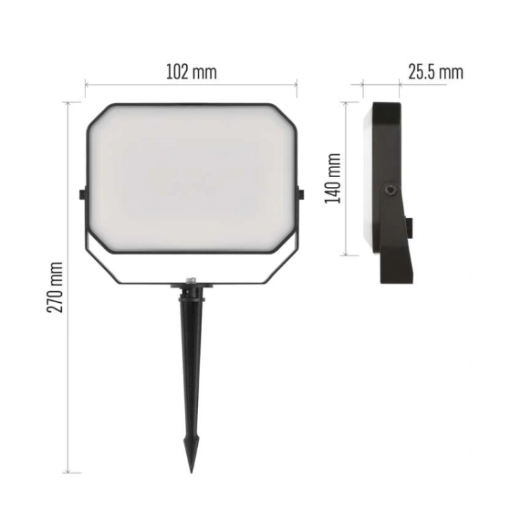 GoSmart Naświetlacz LED RGB IC + CCT, IP65, zestaw rozszerzający 1 szt., WiFi