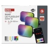 GoSmart Naświetlacze LED RGB IC + CCT, IP65, zestaw startowy 3 szt., WiFi