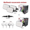 GoSmart Naświetlacze LED RGB IC + CCT, IP65, zestaw startowy 3 szt., WiFi