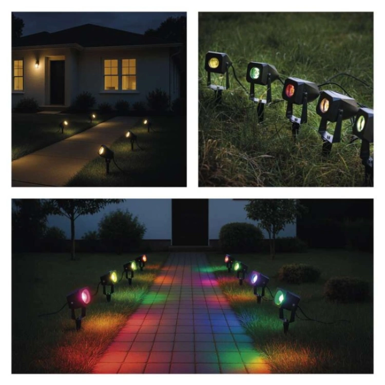 GoSmart Oświetlenie punktowe LED RGB IC + CCT, IP65, zestaw rozszerzający 1 szt., WiFi
