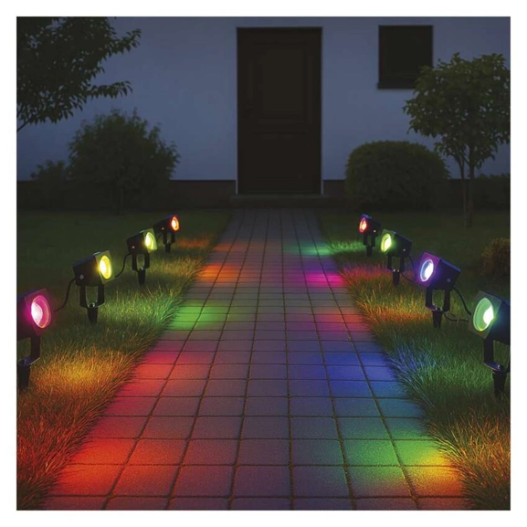 GoSmart Oświetlenie punktowe LED RGB IC + CCT, IP65, zestaw startowy 4 szt., WiFi