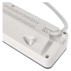 GoSmart Przedłużacz 2 m / 4 gniazda / z wyłącznikiem / z USB / biało-czarny / PVC / 1,5mm2