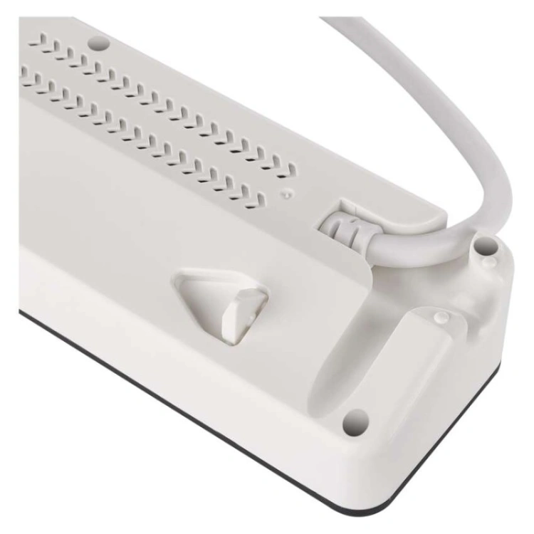 GoSmart Przedłużacz 2 m / 4 gniazda / z wyłącznikiem / z USB / biało-czarny / PVC / 1,5mm2