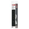 GoSmart Przedłużacz 2 m / 4 gniazda / z wyłącznikiem / z USB / biało-czarny / PVC / 1,5mm2