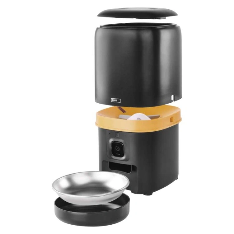 GoSmart Karmidło z kamerą PET CARE, 4 l, czarne, Wi-Fi