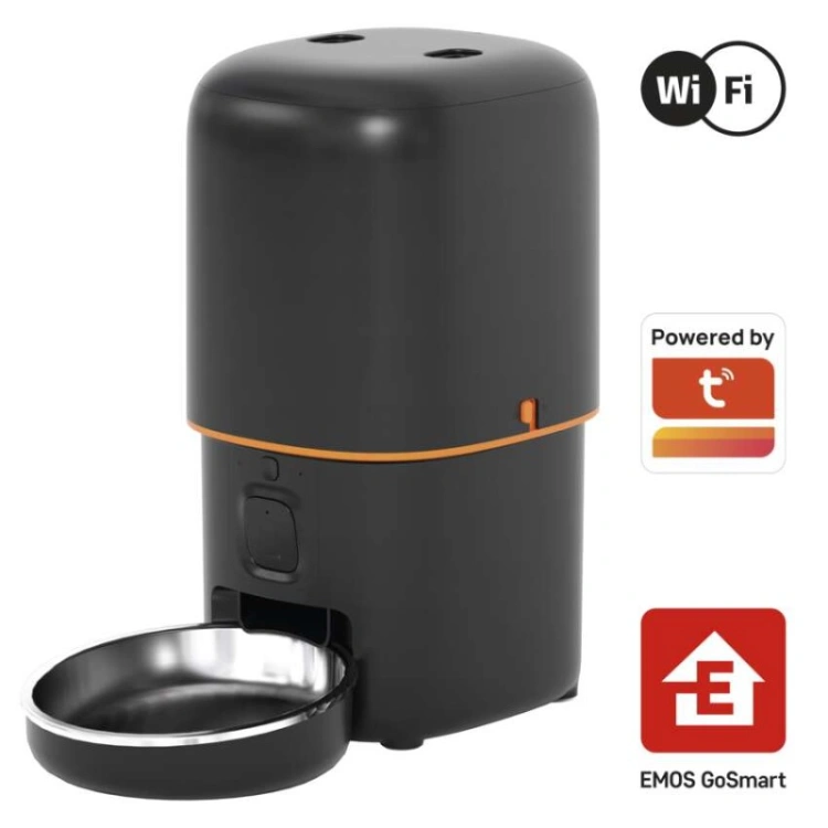 GoSmart Karmidło z kamerą PET CARE, 4 l, czarne, Wi-Fi
