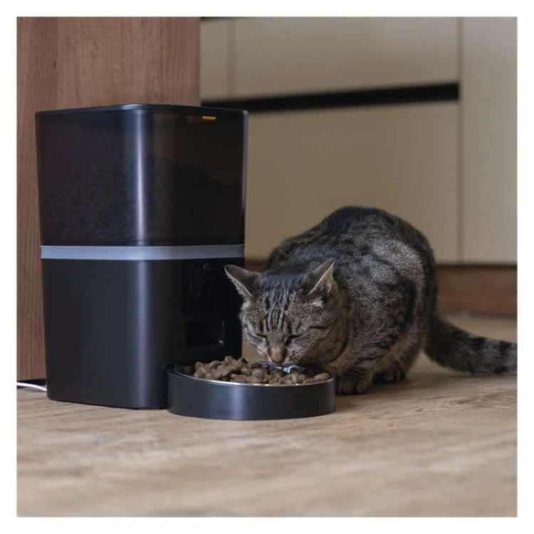 GoSmart Karmidło z kamerą PET CARE, 6 l, czarne, Wi-Fi