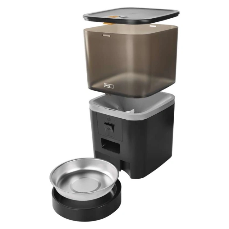GoSmart Karmidło z kamerą PET CARE, 6 l, czarne, Wi-Fi