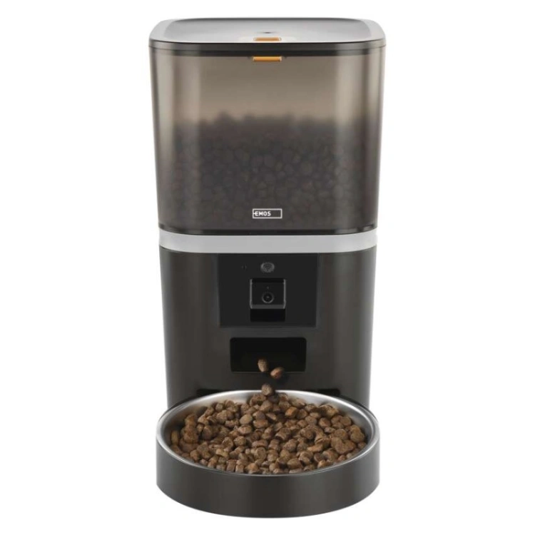 GoSmart Karmidło z kamerą PET CARE, 6 l, czarne, Wi-Fi
