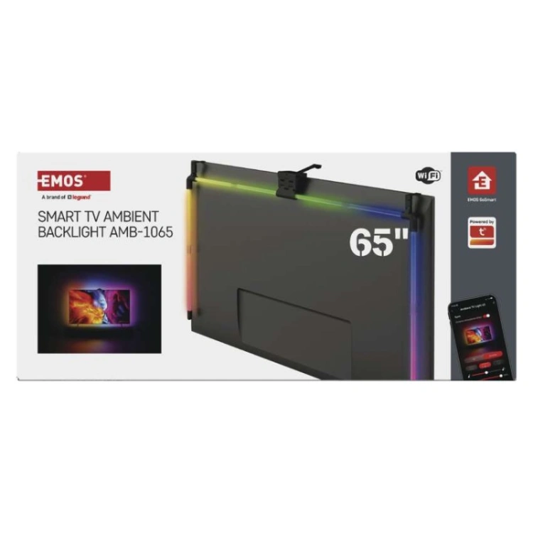 GoSmart Oświetlenie Ambilight LED RGB do TV 65“ (164 cm)