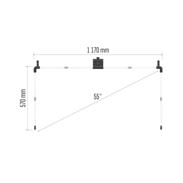 GoSmart Oświetlenie Ambilight LED RGB do TV 55'' (139 cm)