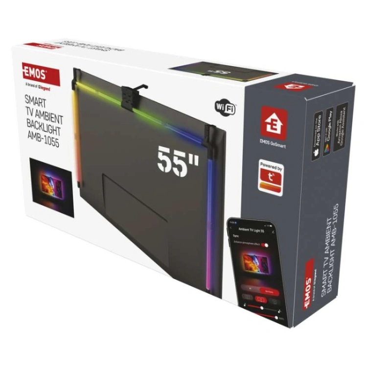 GoSmart Oświetlenie Ambilight LED RGB do TV 55'' (139 cm)