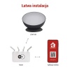 GoSmart Oprawa LED Ambilight, czarna, ciepła –zimna biel/ RGB, WiFi