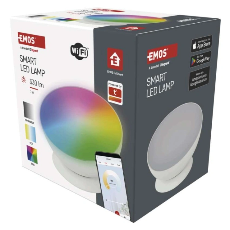 GoSmart Oprawa LED Ambilight, biała, ciepła–zimna biel/ RGB, WiFi