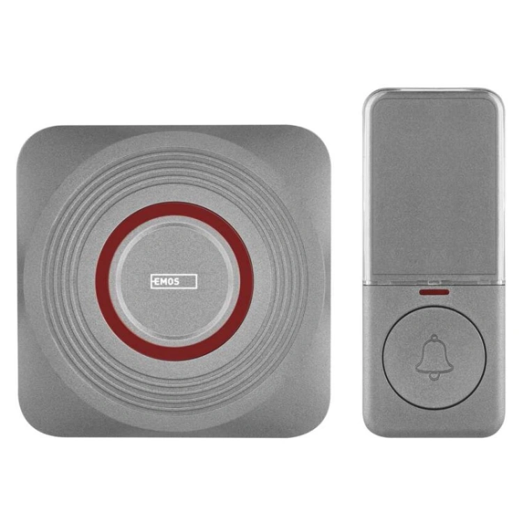 GoSmart Dzwonek bezprzewodowy z WiFi, srebrny