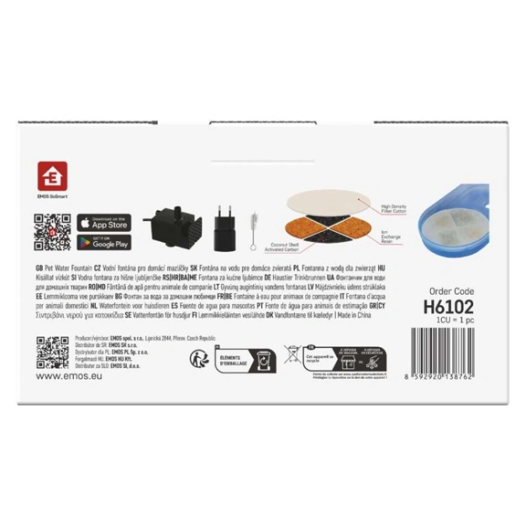 GoSmart Poidło PET CARE, 2,6 l, szary, Wi-Fi