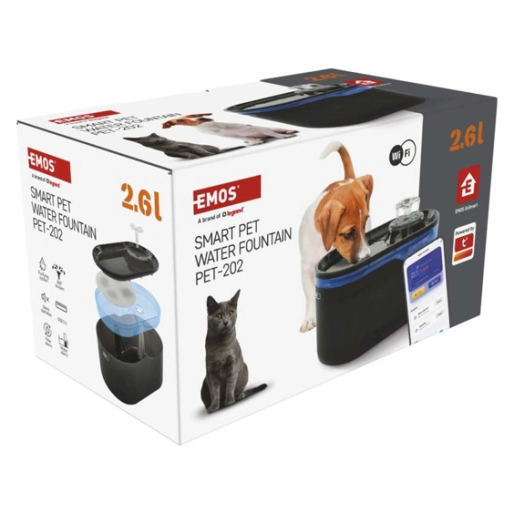 GoSmart Poidło PET CARE, 2,6 l, szary, Wi-Fi