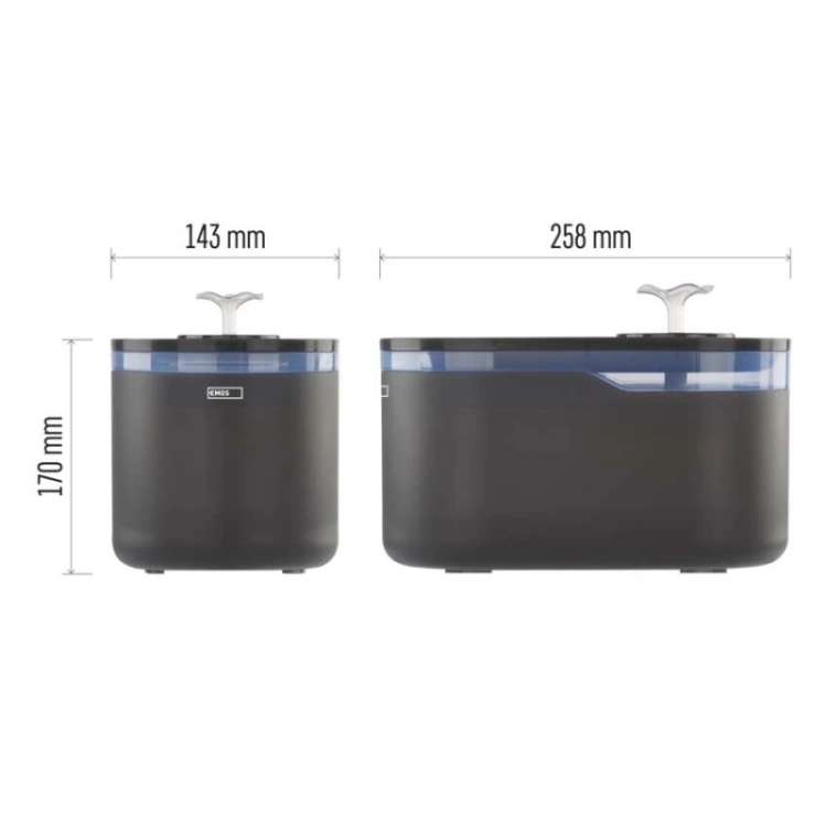 GoSmart Poidło PET CARE, 2,6 l, szary, Wi-Fi
