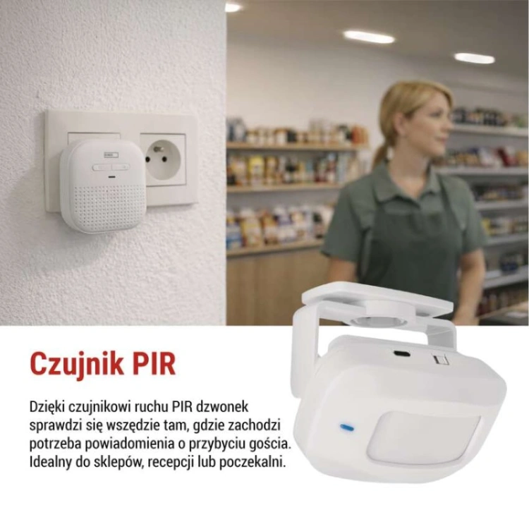 Dzwonek bezprzewodowy do drzwi P57P01