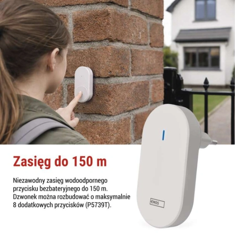Dzwonek bezprzewodowy do drzwi P5739W