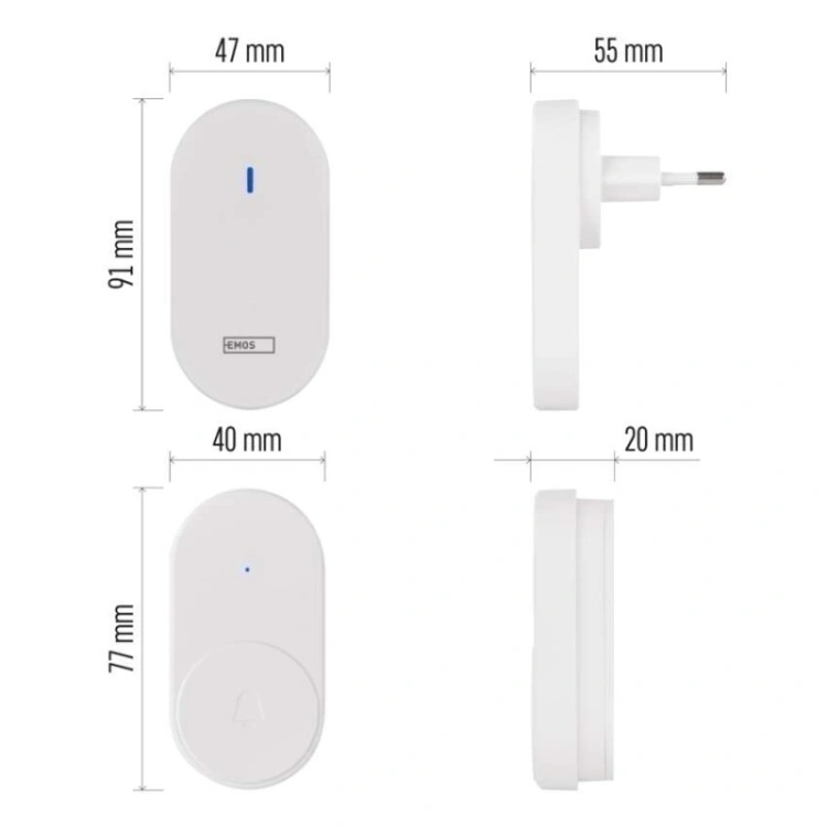 Dzwonek bezprzewodowy do drzwi P5739W
