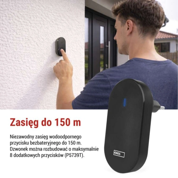 Dzwonek bezprzewodowy do drzwi P5739B