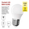 Żarówka LED CLS Mini Globe / E27 / 2,2 W (25 W) / 250 lm / ciepła biel