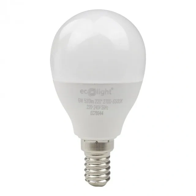 Regulacja światła białego 2700–6500K żarówki ECO LIGHT