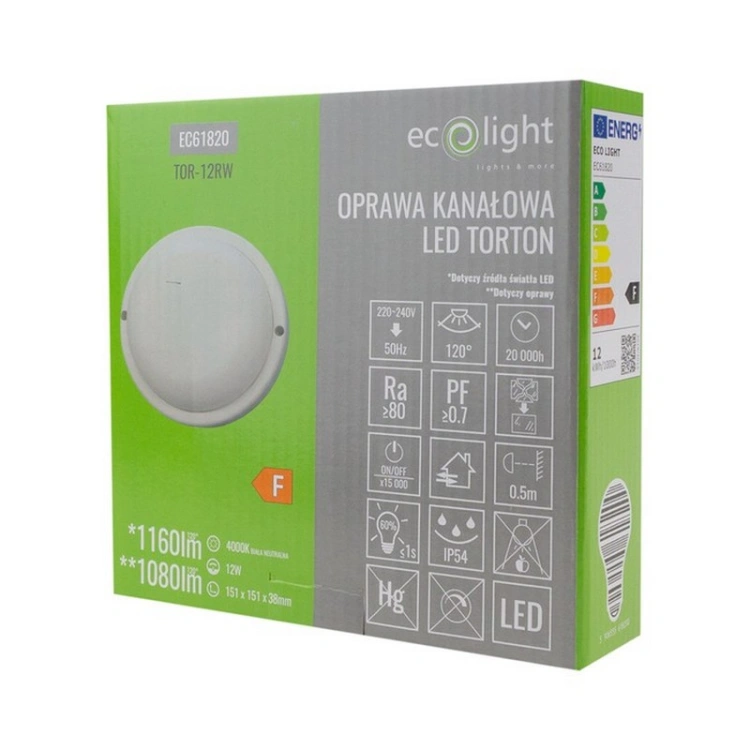 Biała oprawa LED Torton 12W