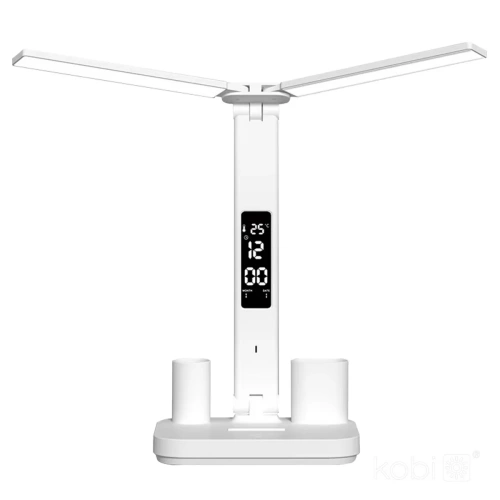 Biała lampka biurkowa LED2B NOBLITE P 5W 3CCT