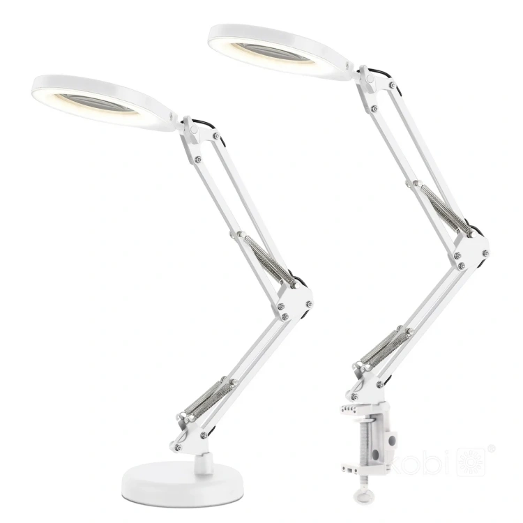 Lampka LED AURIQ LOUPE mocowana uchwytem do biurka