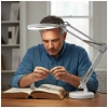 Lampka LED2B AURIQ LOUPE z lupą powiększającą 5x