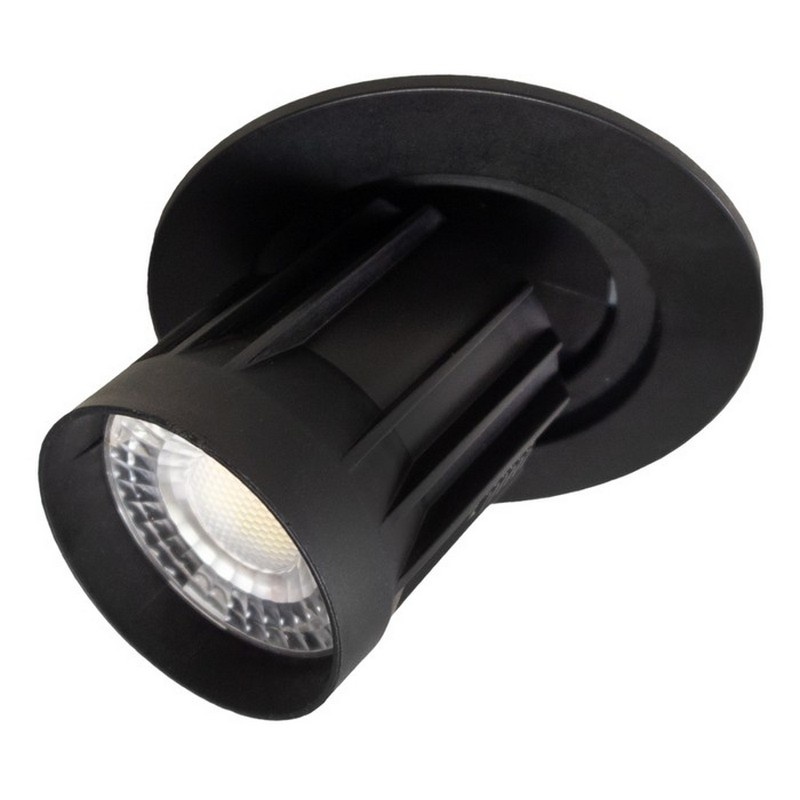 Czarna oprawa kierunkowa LED 2w1 Eco Light 7 W