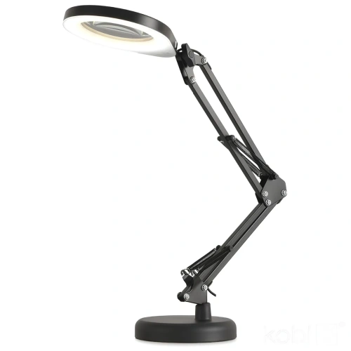 Lampka biurkowa LED AURIQ LOUPE 10W 3CCT czarna LED2B regulowana