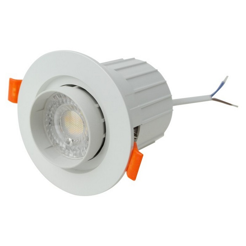 Biała oprawa kierunkowa LED 2w1 Eco Light 7 W