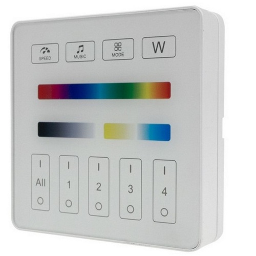 Przedni panel białego pilota LED do sterownika All-in-One