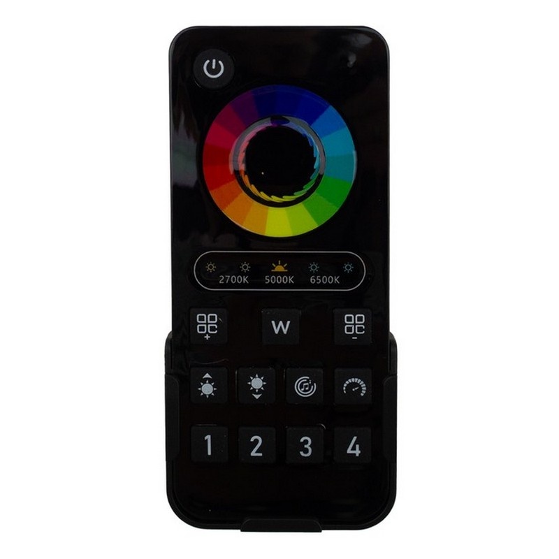 Czarny pilot LED 4-strefowy All-in-One Eco Light