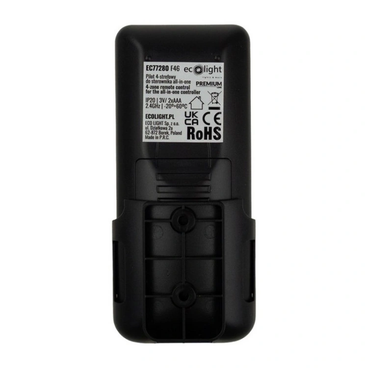 Pilot LED All-in-One 4 strefy czarny