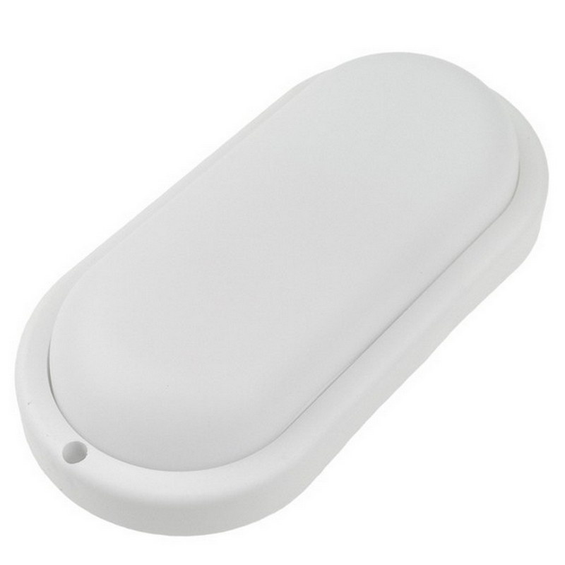 Biały owalny plafon LED Eco Light Torton 12W