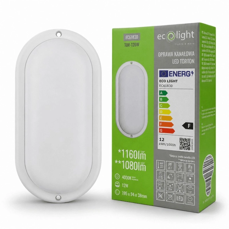 Eco Light Torton TOR-12OW – oprawa LED IP54