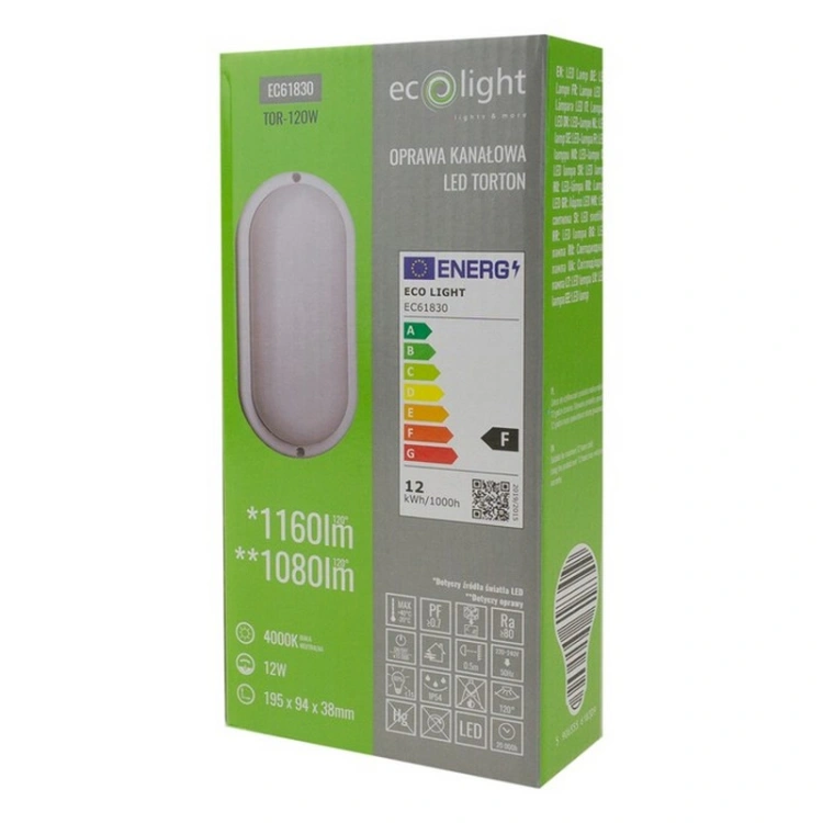 Plafon LED Torton – widok przedni