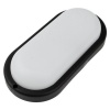 Czarny owalny plafon LED Eco Light Torton 12W