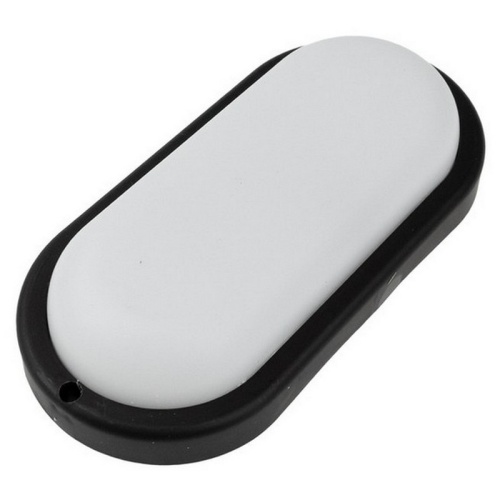 Czarny owalny plafon LED Eco Light Torton 12W